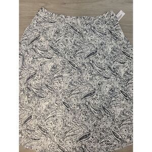Worthington Paisley Skirt Size 14 Large‎